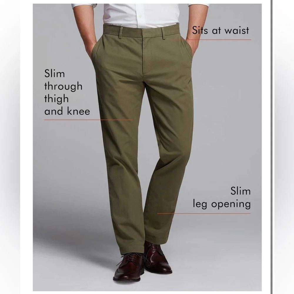 Green banana republic Aiden chino pants